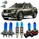 Kit Super Branca 8500k Duster Oroch 2011 Em Diante + Led T10