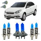 Kit Super Branca 8500k Grand Siena 2012 Em diante + Led T10 Kit Super Branca 8500k Grand Siena 2012 Em diante + Led T10
