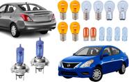 Kit super branca farol lanterna nissan versa 2012 2013 2014 Kit super branca farol lanterna nissan versa 2012 2013 2014