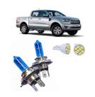 Kit Super Branca FORD RANGER ANO 2005 a 2012 Alto Baixo H4 Kit Super Branca FORD RANGER ANO 2005 a 2012 Alto Baixo H4