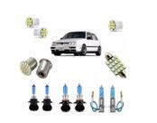 Kit Super Branca Golf Mexicano 95 A 97 98 Faról/milha + Led Kit Super Branca Golf Mexicano 95 A 97 98 Faról/milha + Led
