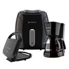 Kit Super Cook Cadence Fritadeira 3,8L Sanduicheira Cafeteira 220V Kit Super Cook Cadence Fritadeira 3,8L Sanduicheira Cafeteira 220V