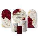 Kit Super Festa Romano de Tecido Sublimado Feliz Dia das Mães Variados