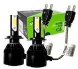 Kit Super Led C6 Plus Ultra 12v 24v 6000k 7800 Lumens - H7 - Branca