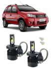 Kit Super Led Farol Alto E Baixo Ecosport Fc Simples