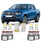 Kit Super Led Farol Milha Baixo Amarok 6000k + Led T10