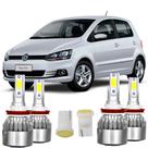 Kit Super Led Fox 2010-2013 Farol Milha Baixo 6000k + Led T10