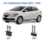 Kit Super Led Gm Onix 2012/2019 Farol Alto Baixo E Milha Kit Super Led Gm Onix 2012/2019 Farol Alto Baixo E Milha
