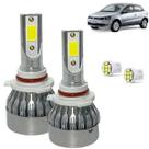 Kit Super Led Gol G6 2013 a 2016 Farol de Milha HB4 20000 Lumens