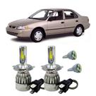 Kit Super Led H4 6000K Farol Auto Baixo Corolla 1993/97 T10