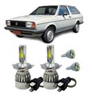 Kit Super Led H4 6000K Farol Auto Baixo Parati 1992/99 + T10