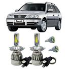 Kit Super Led H4 6000K Farol Auto Baixo Parati 2006/13 + T10