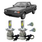 Kit Super Led H4 6000K Farol Auto Baixo Saveiro 1992/99 T10