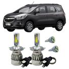 Kit Super Led H4 6000K Farol Auto Baixo Spin 2012 Em Diante