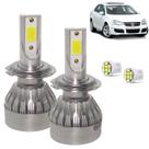Kit Super Led Jetta 2007 a 2010 Farol Baixo H7 20000 Lumens