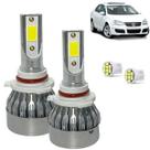 Kit Super Led Jetta 2007 a 2010 Farol Milha HB4 20000 Lumens