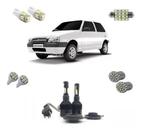 Kit Super Led Lâmpadas Farol Alto Baixo H4 Fiat Uno Mille