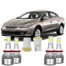 Kit Super Led Renault Fluence Farol Alto Baixo 6000k