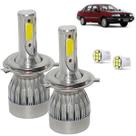Kit Super Led Santana 1991 a 1996 Farol Alto e Baixo H4 20000 Lumens