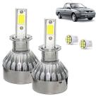 Kit Super Led Saveiro G3 2000 a 2005 Farol Milha H3 20000 Lumens