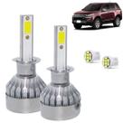 Kit Super Led Trailblazer 2013 a 2017 Farol Milha H1 20000 Lumens
