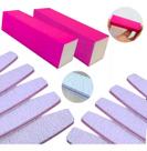 Kit Super Lixas 5 Lixas 100/180 Unha /2 Lixas Bloco Manicure