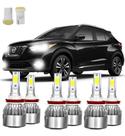 Kit Super Uiltra Led Nissan Kicks 6000k + Led T10