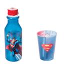 Kit Superman Garrafa retro e copo - Super Homem