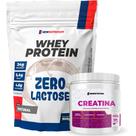 Kit Suplementos Whey Protein Zero Lactose 900g Natural + Creatina Monohidratada 300g NewNutrition Kit Suplementos Whey Protein Zero Lactose 900g Natural + Creatina Monohidratada 300g NewNutrition