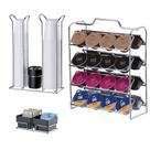 Kit Suporte 32 Cápsulas Dolce Gusto + Porta Copos Duplo + Suporte Sachês - 1145 Cromado Future