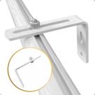 Kit Suporte Arona Varão Suiço Simples Deslizante em L Cortina Wave 19 ou 28 mm Instalação Parede 1 a 6 Un Kit Suporte Arona Varão Suiço Simples Deslizante em L Cortina Wave 19 ou 28 mm Instalação Parede 1 a 6 Un