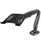 Kit Suporte Articulado de Mesa Pistão a Gás F80 NB + Bandeja Apoio Notebook NBH-1
