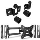 Kit Suporte Articulado para TV 32 a 55 Polegadas Suporte Fixo Universal 13 a 70 Polegadas