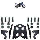 Kit Suporte Bagageiro Chapa CG 160 Titan 2016 2017 2018 2019 2020 2021 2022 2023 Preto 21 Peças