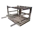 Kit Suporte Churrasqueira Bancada +grelha+ Espeto Inox Cód. - 913A 40F ESP - Pantheon Inox