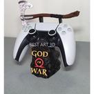 Kit Suporte de Headset Headphone Gamer + Suporte para Controle God of War