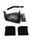 Kit suporte de parede para pendurar bicicleta e capacete Kit suporte de parede para pendurar bicicleta e capacete
