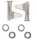Kit Suporte Farol Cromado Com Coxim Cg Today 125 Até 99 0120_0121_BR00292_BR00293