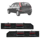 Kit Suporte Guia Parachoque Corsa Hatch 2002 03 04 05 06 07 08 A 2012 Traseiro