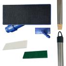 Kit SUPORTE LT Limpa Tudo Com tiras autocolantes Para Fibras + CABO 60 Cm Madeira Compacto + Fibra Verde Multiuso + Branca Vidros Kit SUPORTE LT Limpa Tudo Com tiras autocolantes Para Fibras + CABO 60 Cm Madeira Compacto + Fibra Verde Multiuso + Branca Vidros