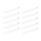 Kit Suporte Multiuso para Vassouras e Rodos com 10 Peças, 30cm Branco - Metalfer