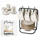 Kit Suporte Organizador Com 6 Xicaras Cafe Cha 75ml Ryo Maresia Oxford Porcelana Kit Suporte Organizador Com 6 Xicaras Cafe Cha 75ml Ryo Maresia Oxford Porcelana