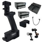 Kit Suporte p/ LED c/ 2 Baterias NP-F970, Base e Carregador
