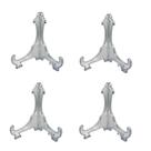 Kit Suporte P/ Pratos Transparente 25 Peças 20cm 24cm 17,5cm