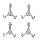 Kit Suporte P/ Pratos Transparente 25 Peças 20cm 24cm 17,5cm