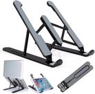 Kit Suporte para Notebook Ajustável Dobrável Metal+ABS + Mouse Pad Gamer 30x80cm Impermeável Antiderrapante