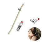 kit Suporte Pendular PVC 50 cm Bebedouro Chupeta 7 cm Inox kit Suporte Pendular PVC 50 cm Bebedouro Chupeta 7 cm Inox