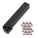 kit suporte stgcR 2525 m16 + 10 insertos p/ aço