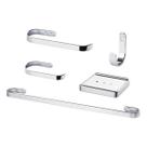 Kit suporte toalha banheiro design resistente 60 cm Kit suporte toalha banheiro design resistente 60 cm