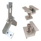 Kit Suporte X Para 2 Placas Solar Telha Ondulada Trapezoidal